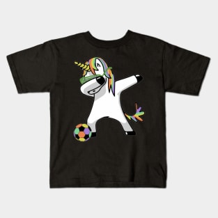 Dabbing Unicorn and Unicorn Dab Soccer Shirts Kids T-Shirt